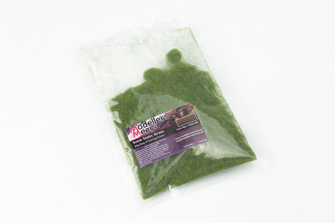 30g Bag of 5mm Static Grass Spring Green