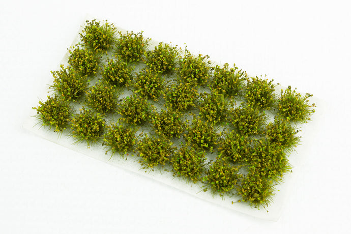 28 Piece Static Grass Clusters Summer Green