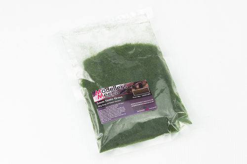 30g Bag of 5mm Static Grass Dark Green