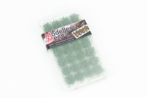 28 Piece Static Grass Clusters Mid Green