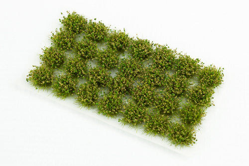 28 Piece Static Grass Clusters Wild Green
