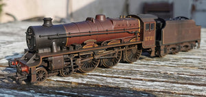Bespoke weathered Bachmann OO Gauge LMS Patriot 4-6-0 - Weathering by Modellers Mecca